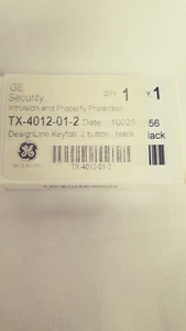 GE Security TX-4012-01-2 Design Line 2 Button Remote Key Fob - Picture 1 of 2