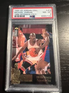 1995 Oberdeck Sammlerwahl - Michael Jordan #JC3 - PSA 8 1988 Defensive - Bild 1 von 2