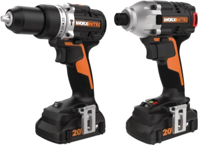 WORX WX971L Nitro 20V Lithium Ion Brushless Cordless Hammer Drill & Impact Drive - Image 1 of 4