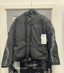 Dainese Tempest 2 D-Dry Black Men's Touring Motorbike Jacket Size EU 60 / UK 50 - Picture 1 of 4