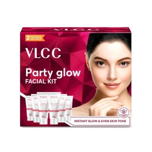 VLCC Party Glow Facial Kit 60g Intense Glow For Clear, Bright Skin Special Occas - Picture 1 of 7