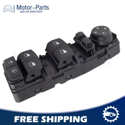 For BMW 530i 528i 640i 760Li 2012-2016 Front Left Power Window Switch 6-Pin New - Image 1 of 4