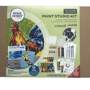 The HomeHobby by 3L Paint Studio Kit Intermediate Rooster by Nicholas Choong - Picture 1 of 11