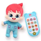 Pinkfong  Bebefinn Plush doll +Children's song smartphone /korea