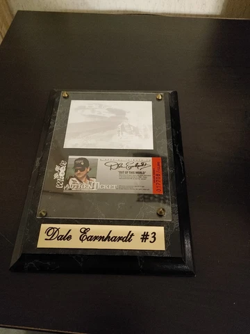 1992 Dale Earnhardt Collectors Edition Sports Plaque Cover