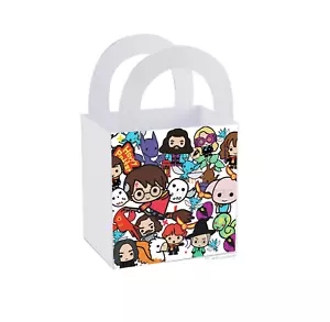 8 Harry Potter Treat Box Party Favor Loot Goody Bag Birthday 3" x 3" - Picture 1 of 6