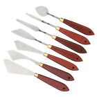 7Pcs/Set Stainless Steel Palette Knife Mixing Scraper Oil Painting Accessory ?
