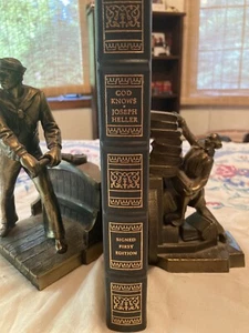 Franklin Library: SIGNED: JOSEPH HELLER: GOD KNOWS: BIBLICAL KING DAVID - Picture 1 of 11