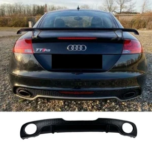 DIFUSOR DE PARACHOQUES TRASERO Audi TT 8J Coupé Cabrio RS-line 2006-2014 TUNING - Imagen 1 de 6