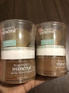 2x L'Oréal Paris ~ True Match Mineral Makeup Nut Brown C7 0.35 Oz Sealed - Picture 1 of 14