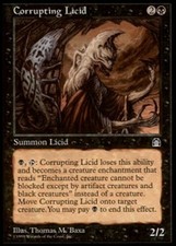 4x Corrupting Licid MTG Stronghold NM Magic Regular