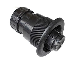 2" Hot Tub Spa big drainer, portable spa black drain and water discharge - Bild 1 von 3