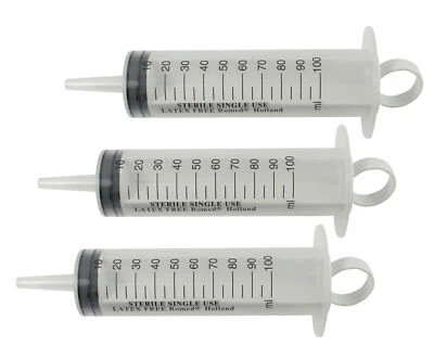 Romed Blasenspritzen Einmalspritzen steril verpackt 100 ml (Menge: 3 Stück)