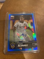 2023 Topps MLS Efrain Alvarez Blue /99 Auto La Galaxy