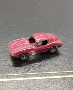 VINTAGE TOOTSIE TOYS PURPLE 1963 CHEVY CORVETTE STING RAY SPLIT WINDOW - Picture 1 of 13