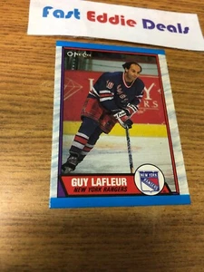 O-PEE-CHEE NHL HOCKEY 1989-90 GUY LAFLEUR CARD 189 NEW YORK RANGERS EXCELLENT - Bild 1 von 2