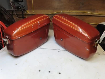 Kawasaki KZ400 400 B1 B2 1977 bolsas de sillín y montaje Foto 1 de 4