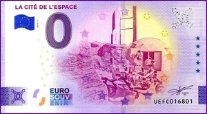 UEFC / LA CITE DE L'ESPACE / BILLET 0 € / NULL EURO-SCHEIN / 0 € 2024-5 - Picture 1 of 1
