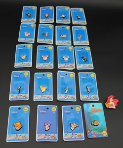 New Disney Charm/Pins (lot of 20) Mickey, Tinkerbell, Pooh & More ~ Safety Lock - Picture 1 of 8