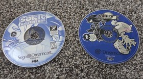 Sonic Adventure & Sonic Adventure 2 &ndash; Sega Dreamcast &ndash; Disc Only &ndash; Heavily Scrat