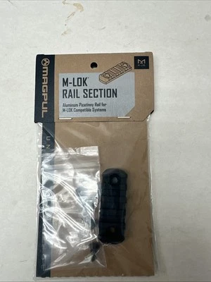 Juego de 1 pieza Magpul M-LOK sección de riel de aluminio 5 ranuras MAG581 Foto 1 de 4