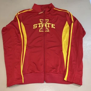 Authentic Iowa State Cyclones Damen Langarm-Trainingsjacke mit durchgehendem Reißverschluss Large - Bild 1 von 7
