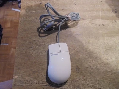 Microsoft Serial-Mouse Port Compatible 2.0 Computer Mouse 58264 Roller Ball - Image 1 of 4