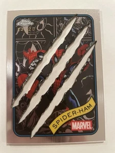 Spider-Ham Chrome Marvel 2025 Wolverine Claw Refractor 13/20 See Pics - Bild 1 von 11