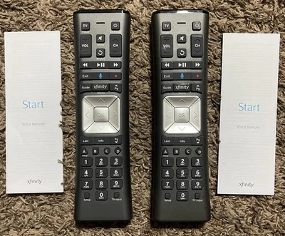Xfinity Comcast  XR11 Voice Remote Control 2 Pack Black - Image 1 of 2