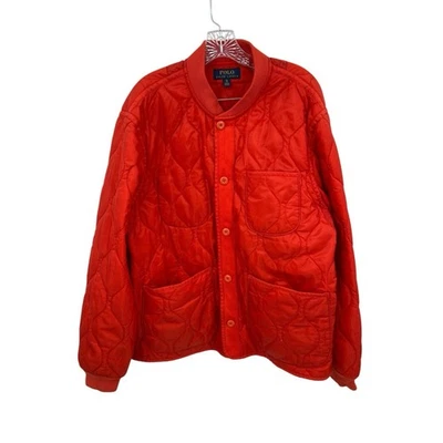 Chaqueta acolchada Polo Ralph Lauren naranja talla XL Foto 1 de 4