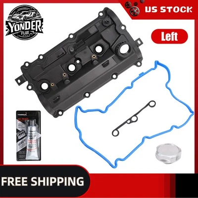 Valve Cover with Aluminum Cap LH for 2008-2013 Infiniti G37 2009-20 Nissan 370Z Foto 1 de 4