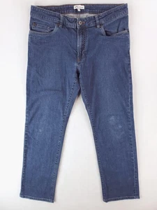 Peter Millar Jeans Mens 35x28 Blue Pilot Mill Denim Classic Straight Leg Stretch - Picture 1 of 16