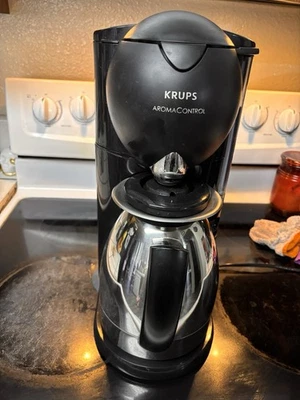 KRUPS Type 229 Aroma Control 10 Cup Coffee Maker w/Thermal Carafe Tested Working - Image 1 of 4
