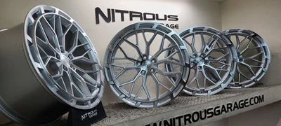 22 DOLCE 银色刷脸固定轮适用于凯迪拉克 CT6 2016-2021 — 第 1/4 张图片