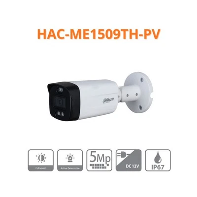 Dahua Telecamera bullet 5MP TiOC HDCVI Full Color - HAC-ME1509TH-PV (3.6mm) T - Immagine 1 di 4