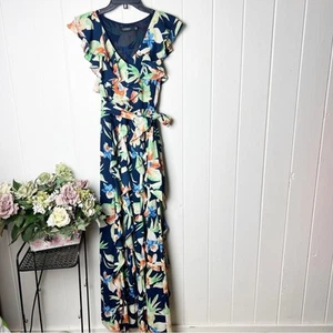 Vestido Ralph Lauren Floral Arrugado Georgette - Imagen 1 de 12