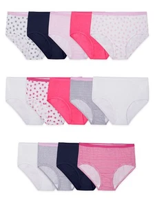 Girls' Big Cotton Brief Underwear, 14 Pack - Fashion Assorted, 8, Brief - 14 ... - Picture 1 of 4