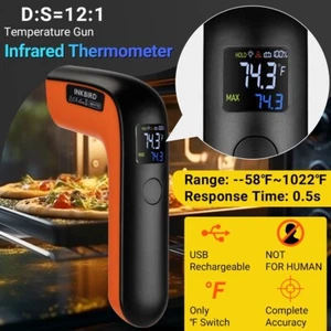 Rechargeable Infrared Thermometer Gun Colorful Display Digital Laser Temperature - Picture 1 of 7