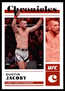 2023 Panini UFC Chronicles Dustin Jacoby #17 - Picture 1 of 2
