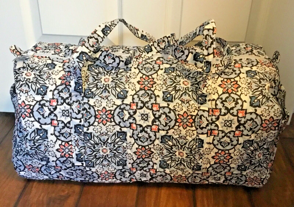 Vera Bradley Travel Cotton Duffel Bag - Large