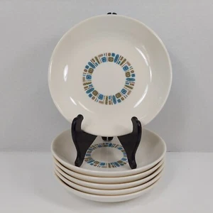 Temporama Canonsburg MCM Atomic Suppe Salat Schüsseln 8" Dura Glas Set 6 - Bild 1 von 10