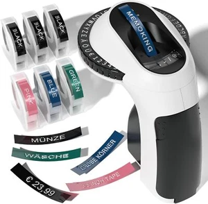 Compatible Dymo 3D Omega Embossing Label Maker with Embossing Label Tape 9mm - Picture 1 of 15