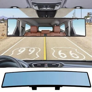 HD Wide-Angle Rearview Mirror For Cars - Anti-Glare, Easy Install Clip-On Design - Picture 1 of 9