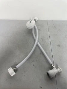 Push On 3/4" Ventil PVC Spüle Wasserversorgung 16" Schlauchleitung Set 2 Stück kostenloser Versand - Bild 1 von 5