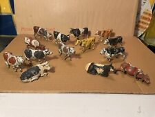 Lot of 14 Metal Farmyard Animals Cows & Bulls Britains JoHillCo ? Timpo & Others