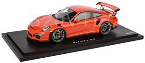 Spark Porsche 991 GT3 RS Lava Arancione Versione Rivenditore Nuovo 1:18 Resina 1/911 - Foto 1 di 3