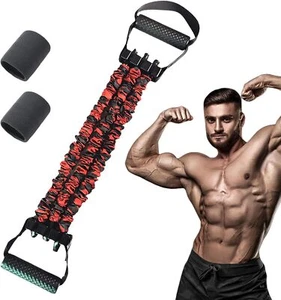 Natural Latex 3-Hole Resistance Stretcher, Strength Training, Chest Expander - Picture 1 of 15