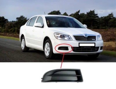FOR SKODA OCTAVIA II 08 -12 NEW FRONT BUMPER LOWER GRILL COVER RIGHT O/S - Image 1 of 3