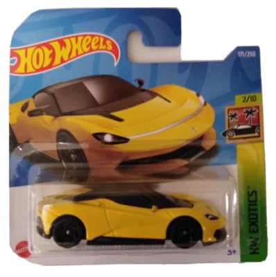 AUTOMOBILI PININFARINA BATTISTA amarillo Hot Wheels 2022 HW Exotics 2/10 Mattel - Imagen 1 de 4