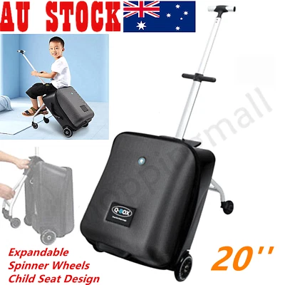 20inch Ride On Suitcase Expandable Luggage Trolley With Spinner Wheel Can Sit On - image 1 of 4